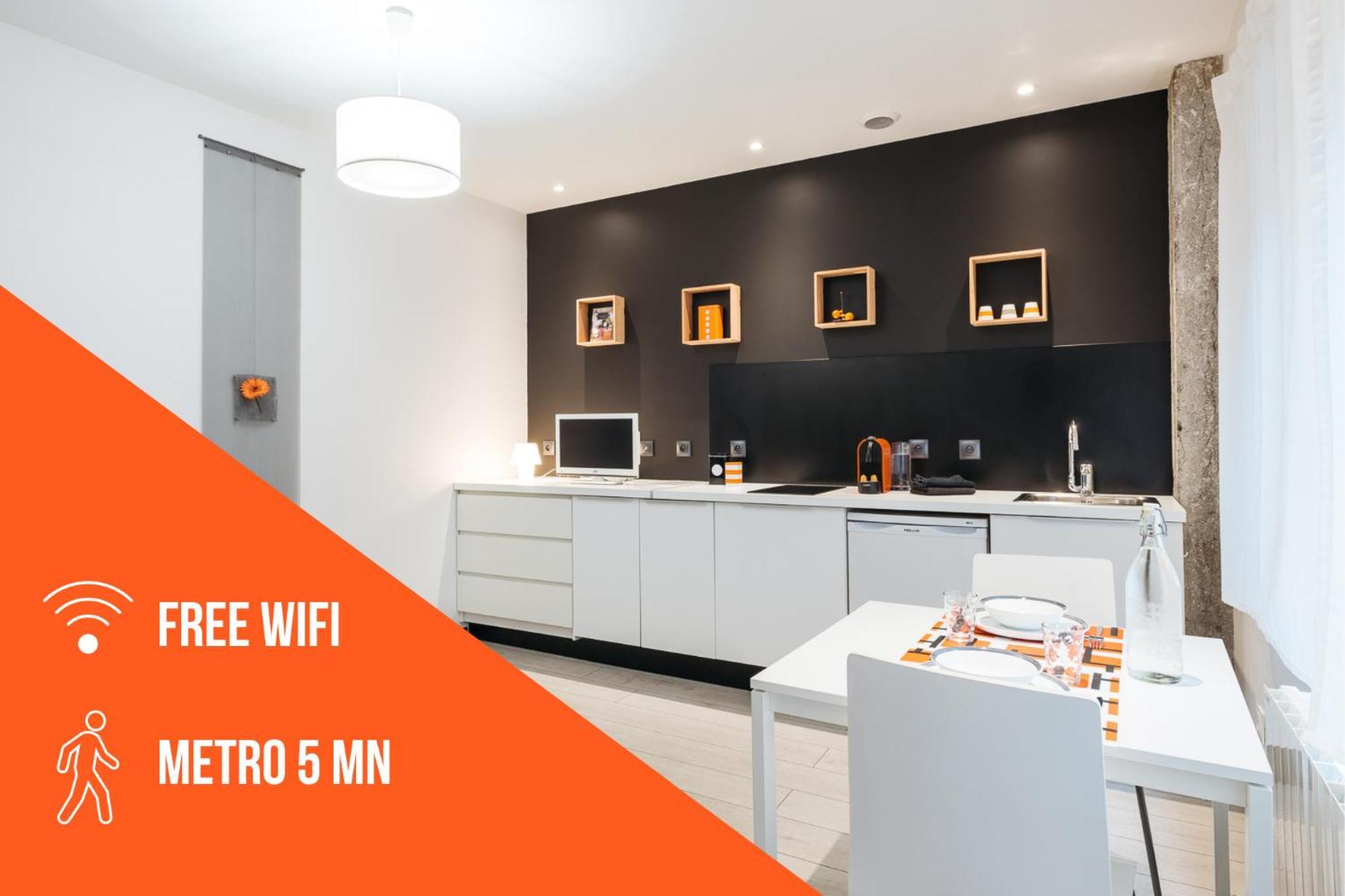 Le 9Eme- Metro Valmy-Homalyon Apartment Luaran gambar