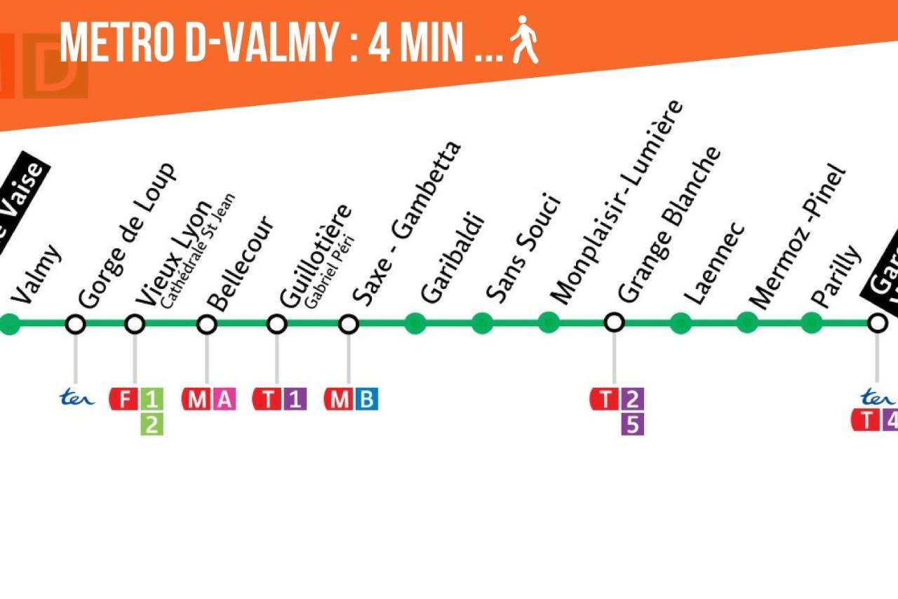 Le 9Eme- Metro Valmy-Homalyon Apartment Luaran gambar